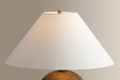 Troy Arvin Table Lamp Patina Brass Detail 4