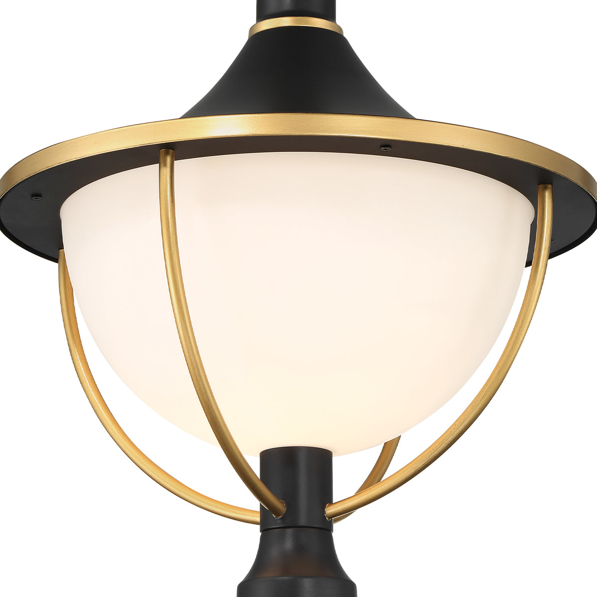 Crystorama Atlas 1-Light Outdoor Post Light - detail