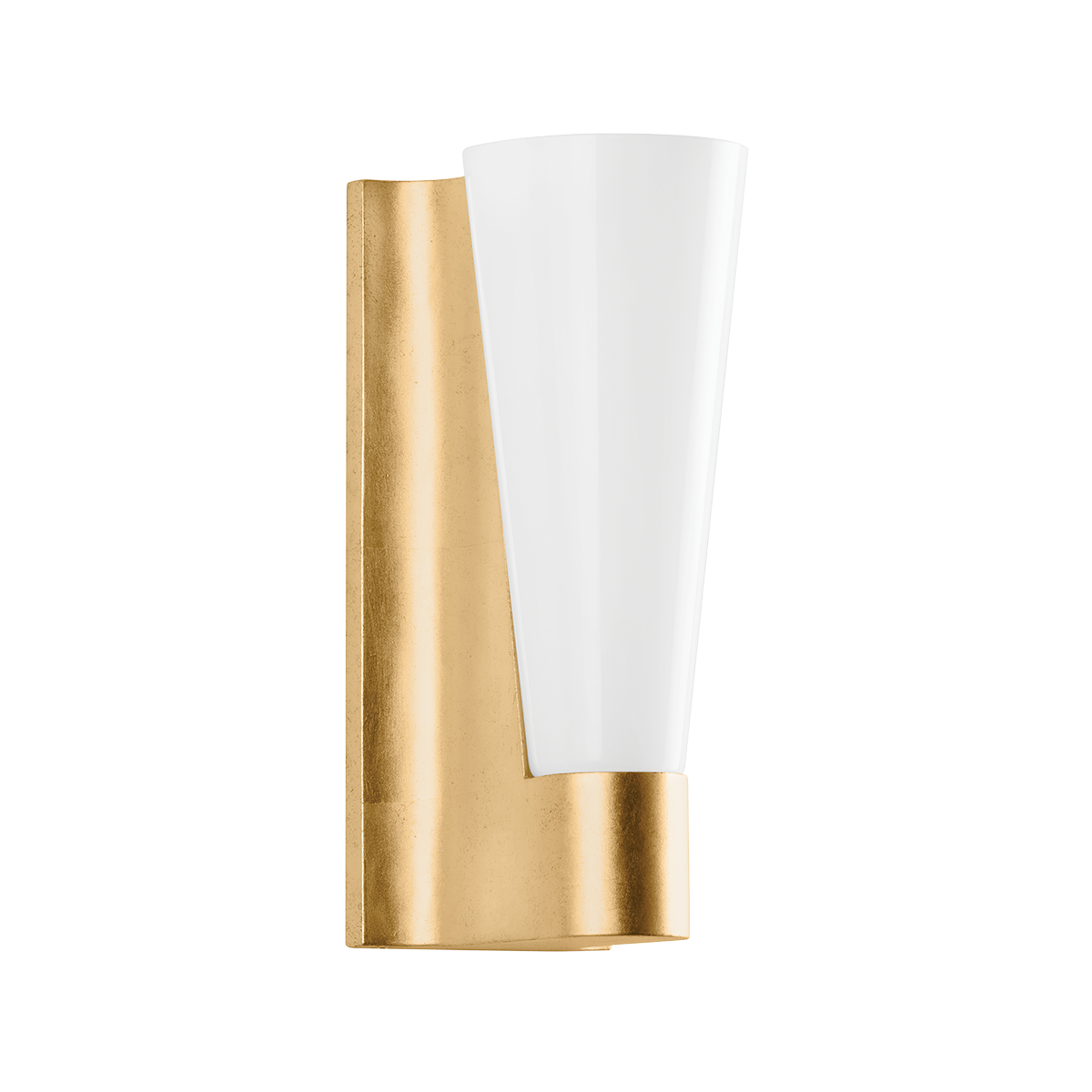 Troy Abner Wall Sconce Vintage Gold Leaf