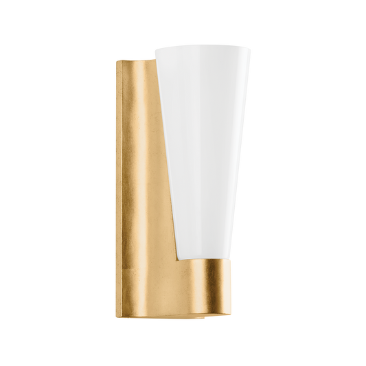 Troy Abner Wall Sconce Vintage Gold Leaf
