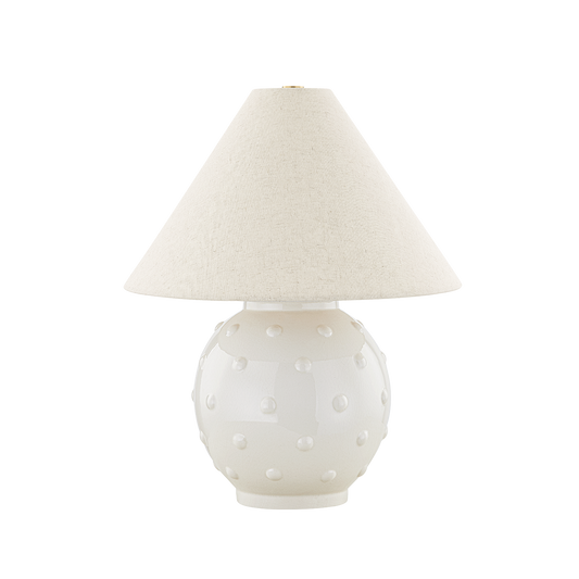 Mitzi by Hudson Valley Lighting Annabelle Table Lamp, 1-Light, Aged Brass, 18"H (HL766201-AGB/CGI 608XF33) Aged Brass