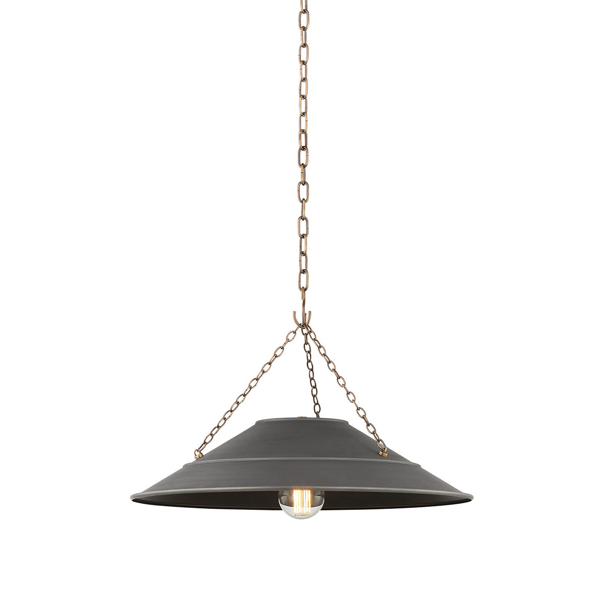 Troy Arcane Pendant Patina Brass