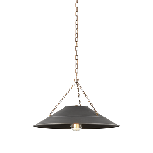 Troy Arcane Pendant Patina Brass