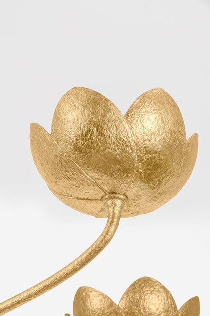 Troy Arcata Chandelier Vintage Gold Leaf Detail 1