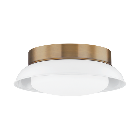 Troy Arnie Flush Mount Patina Brass