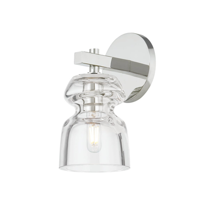 Troy Trey Wall Sconce Polished Nickel