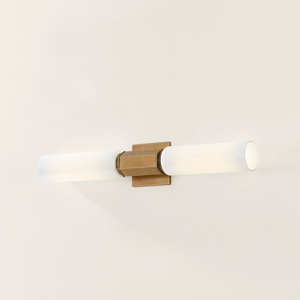 Troy Yarrow Wall Sconce Patina Brass Detail 2