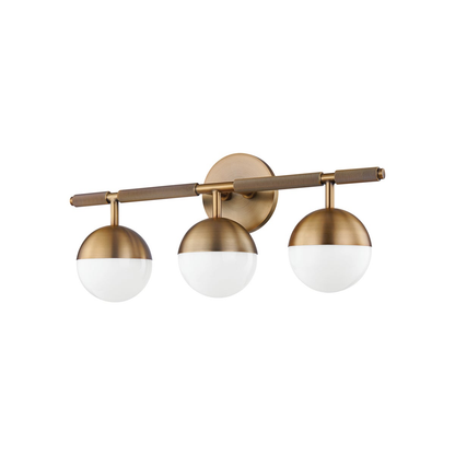 Troy Enson Vanity Light Patina Brass