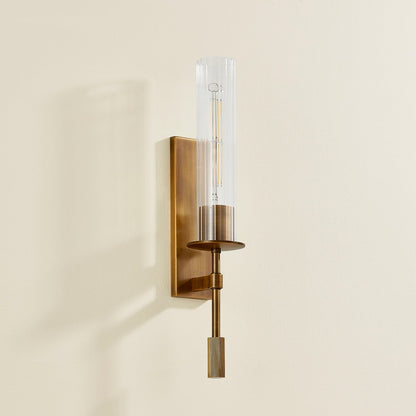 Troy Elton Wall Sconce Patina Brass Detail 3