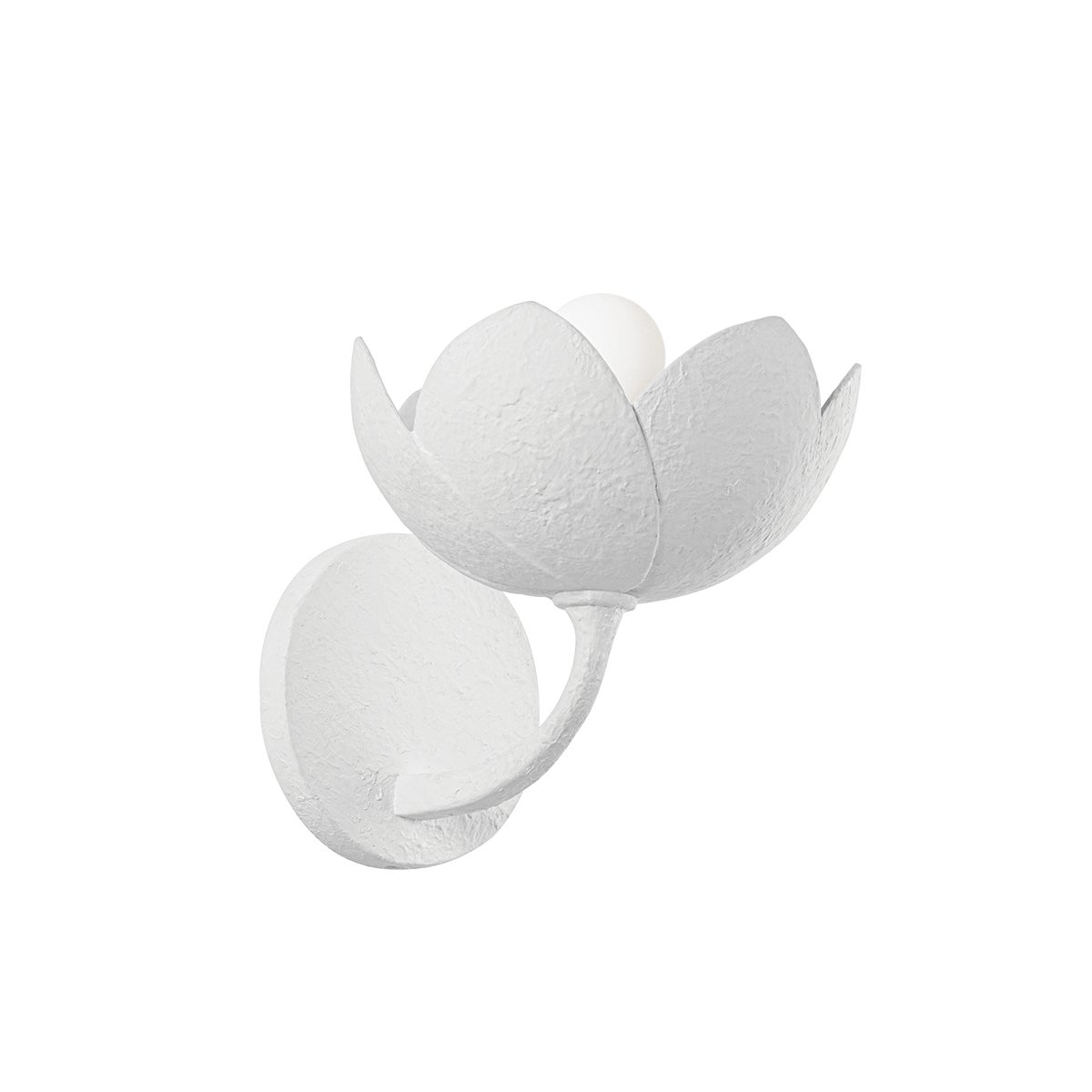 Troy Arcata Wall Sconce Gesso White