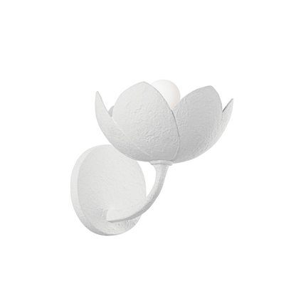 Troy Arcata Wall Sconce Gesso White