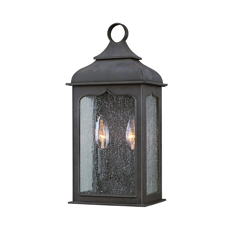 Troy Henry Street Outdoor Wall Sconce Textured Bronze