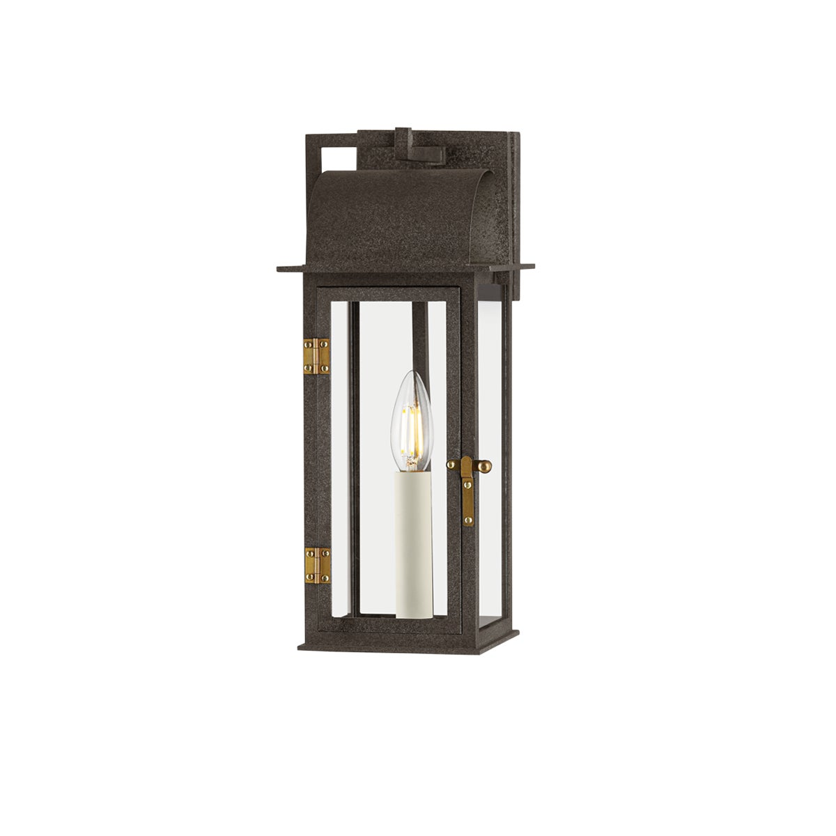 Troy Bohen Outdoor Wall Sconce French Iron / Patina Brass