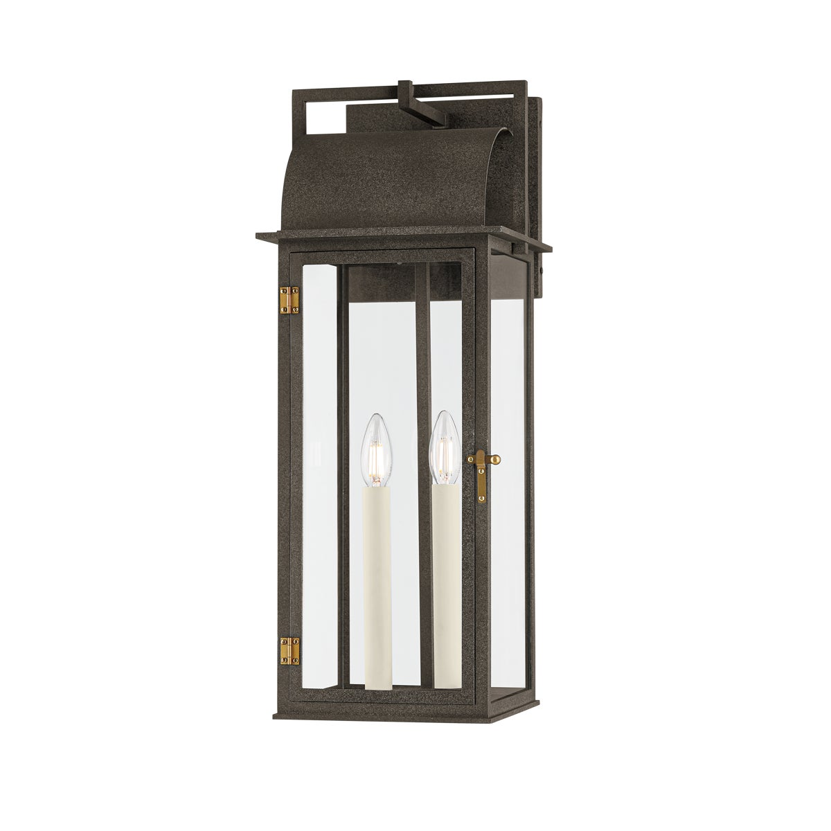 Troy Bohen Outdoor Wall Sconce French Iron / Patina Brass