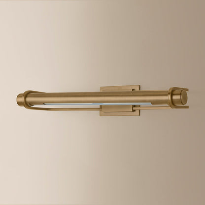Troy Caspian Picture Light Patina Brass Detail 2