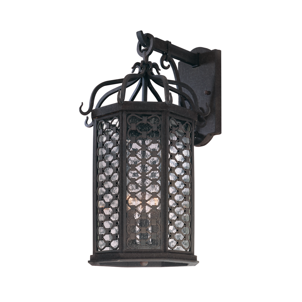 Troy Los Olivos Outdoor Wall Sconce Textured Iron