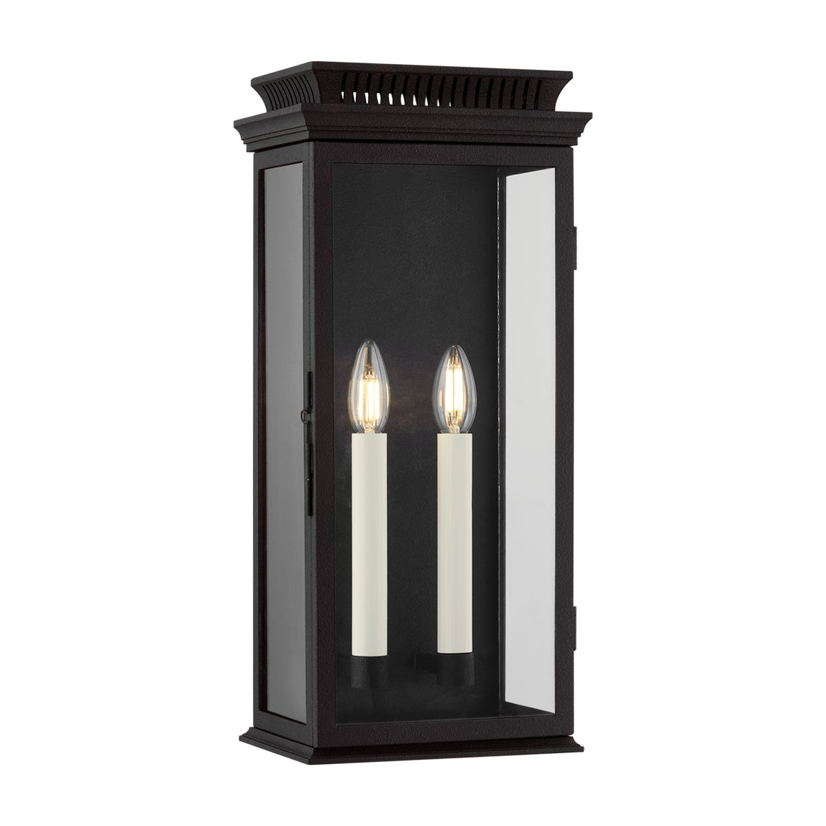 Troy Louie Outdoor Wall Sconce Forged Iron