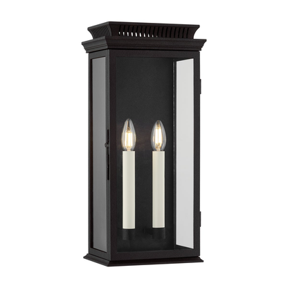 Troy Louie Outdoor Wall Sconce Forged Iron