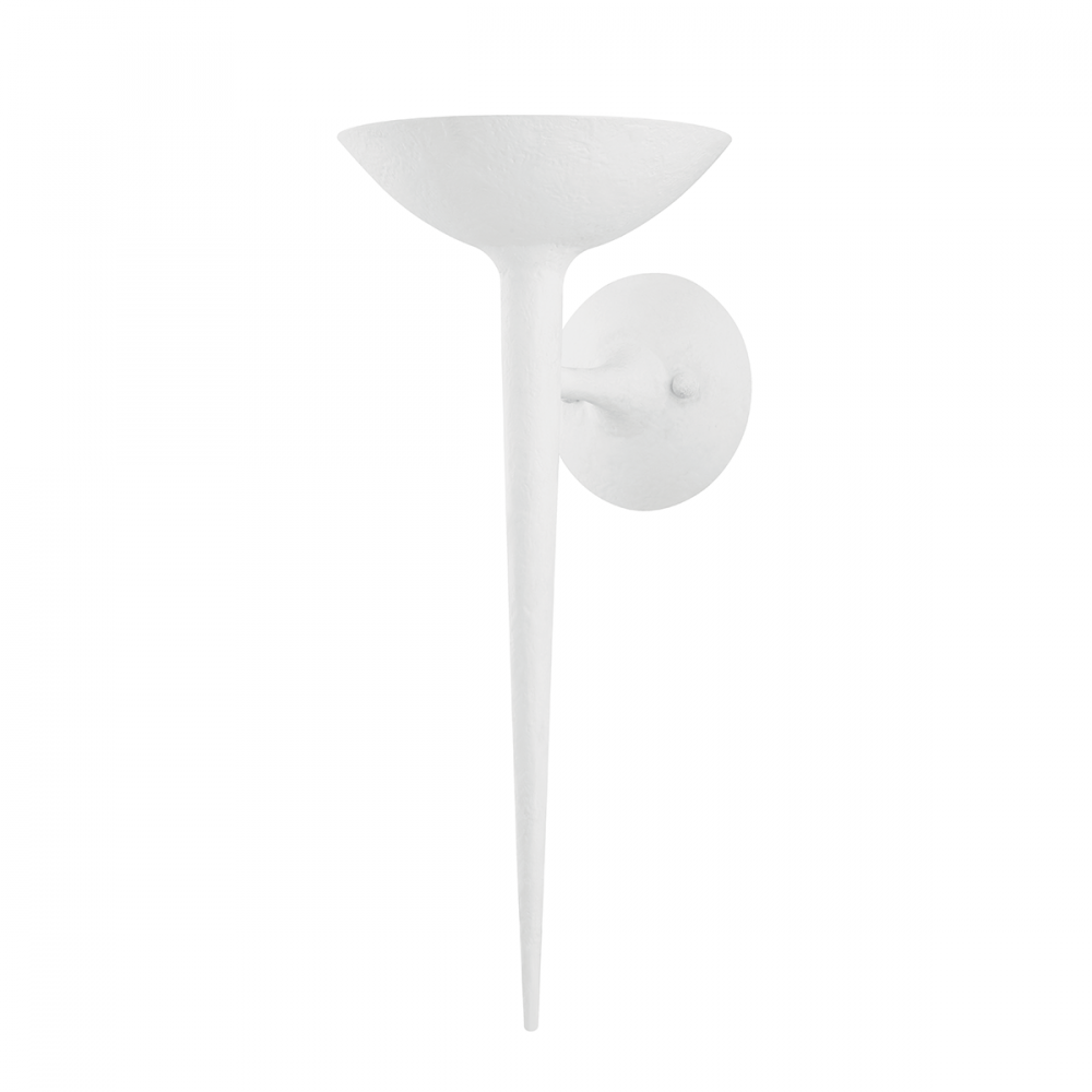 Troy Cecilia Wall Sconce Gesso White