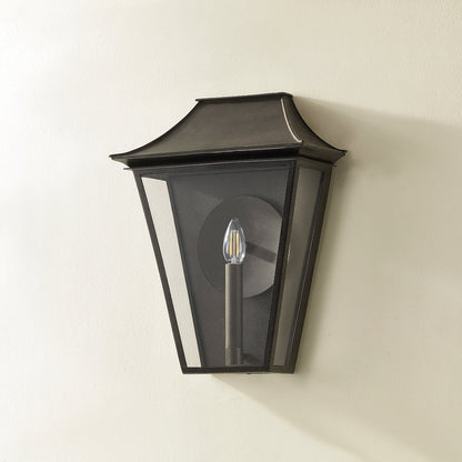 Troy Tehama Outdoor Wall Sconce French Iron Detail 3