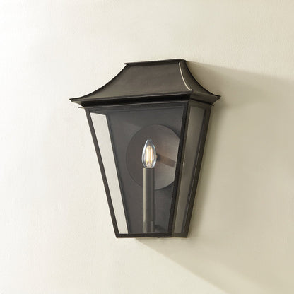Troy Tehama Outdoor Wall Sconce French Iron Detail 2