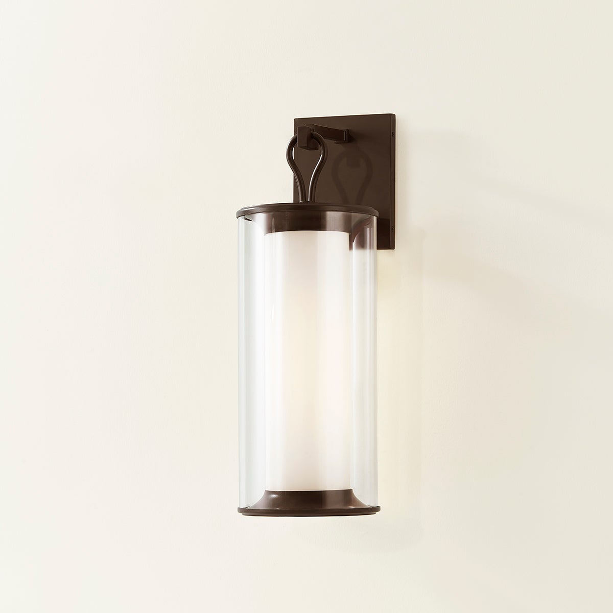 Troy Cannes Outdoor Wall Sconce Bronze Detail 1