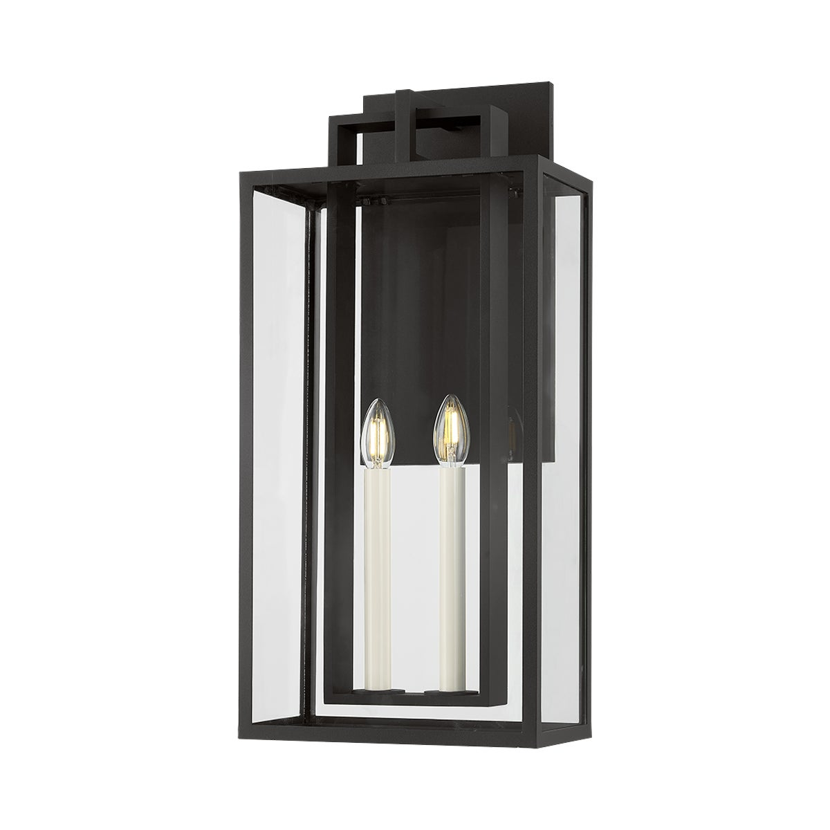Troy Amire Outdoor Wall Sconce Textured Black