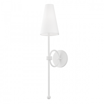 Troy Magnus Wall Sconce Texture White