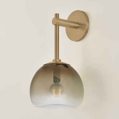 Troy August Wall Sconce Patina Brass Detail 3