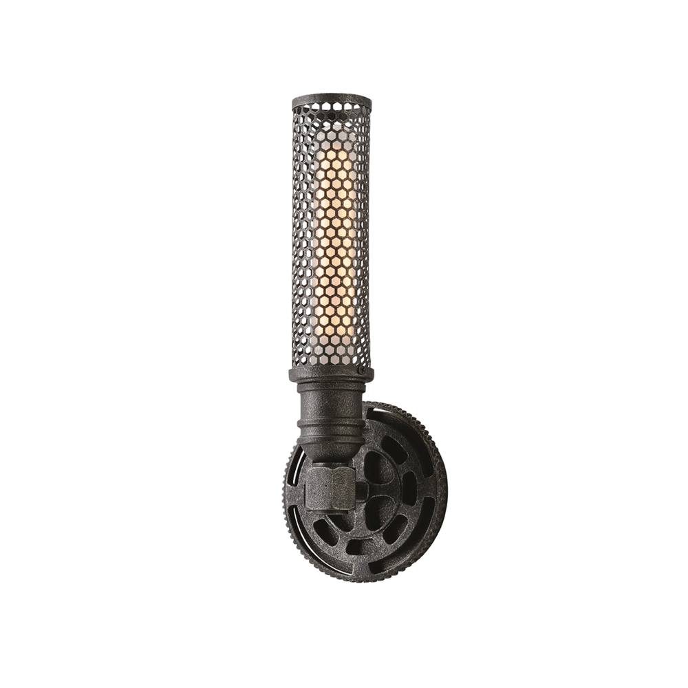 Troy Atlas Wall Sconce Aged Pewter