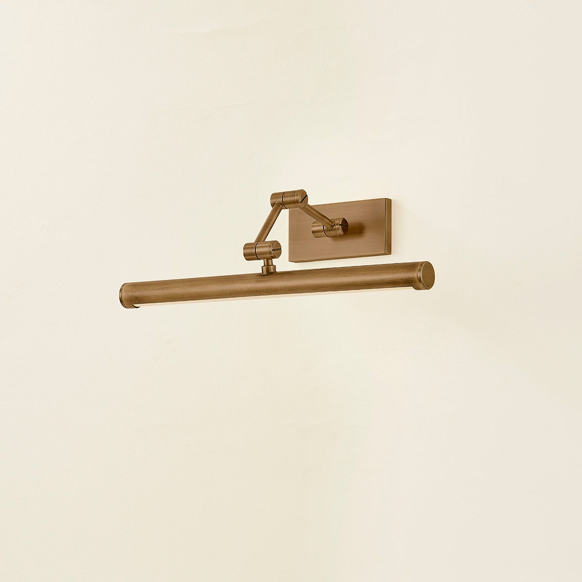 Troy Isaac Picture Light Patina Brass Detail 1