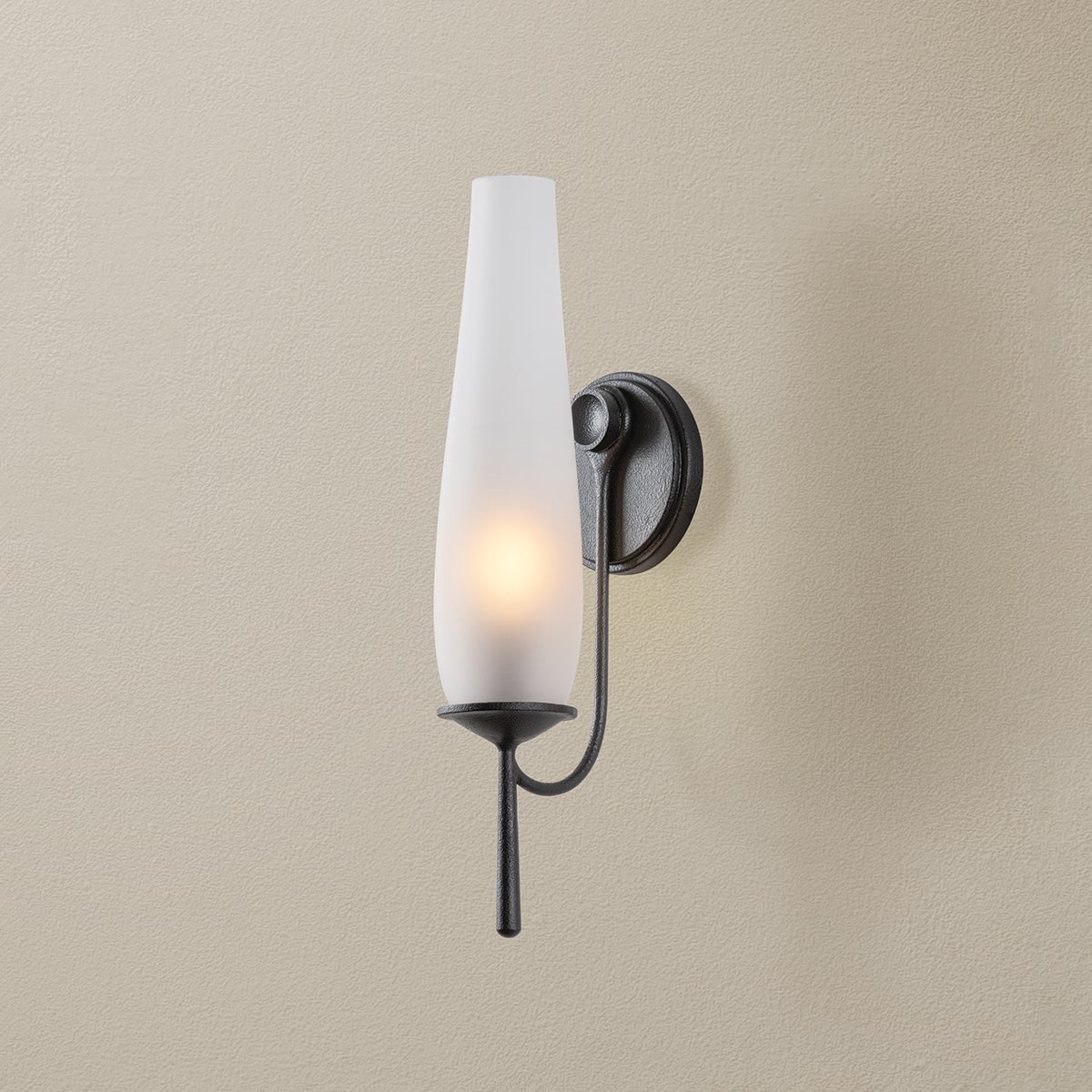 Troy Legacy Wall Sconce Forged Iron Detail 1