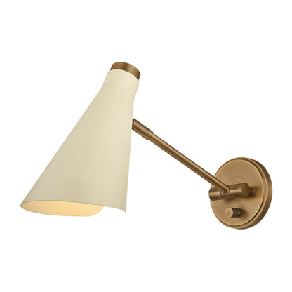 Troy Andersen Wall Sconce Patina Brass / Soft Sand