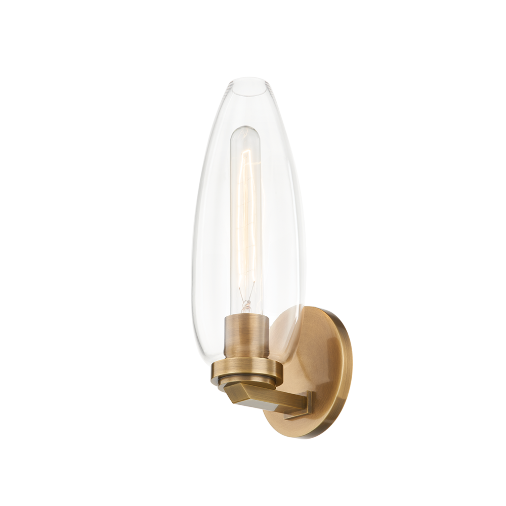 Troy Fresno Wall Sconce Patina Brass