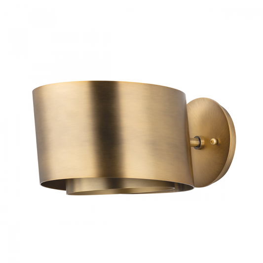 Troy Roux Wall Sconce Patina Brass