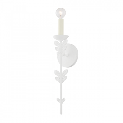 Troy Florian Wall Sconce Gesso White