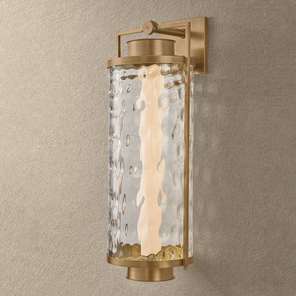 Troy Haddock Outdoor Wall Sconce Patina Brass Detail 2