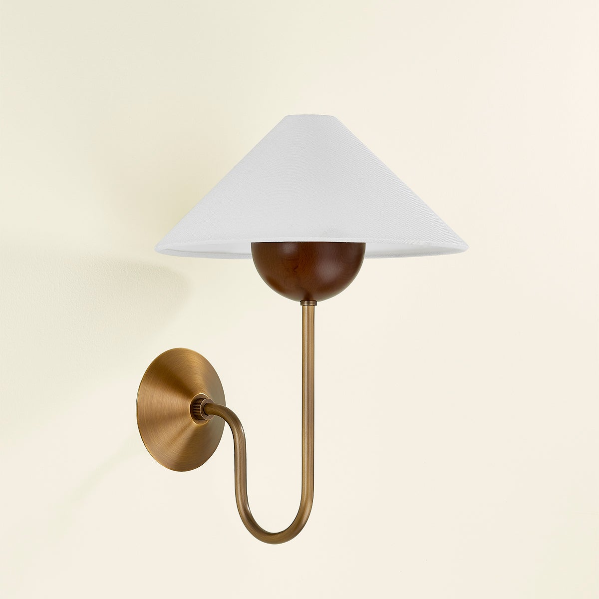 Troy Evan Wall Sconce Patina Brass Detail 3