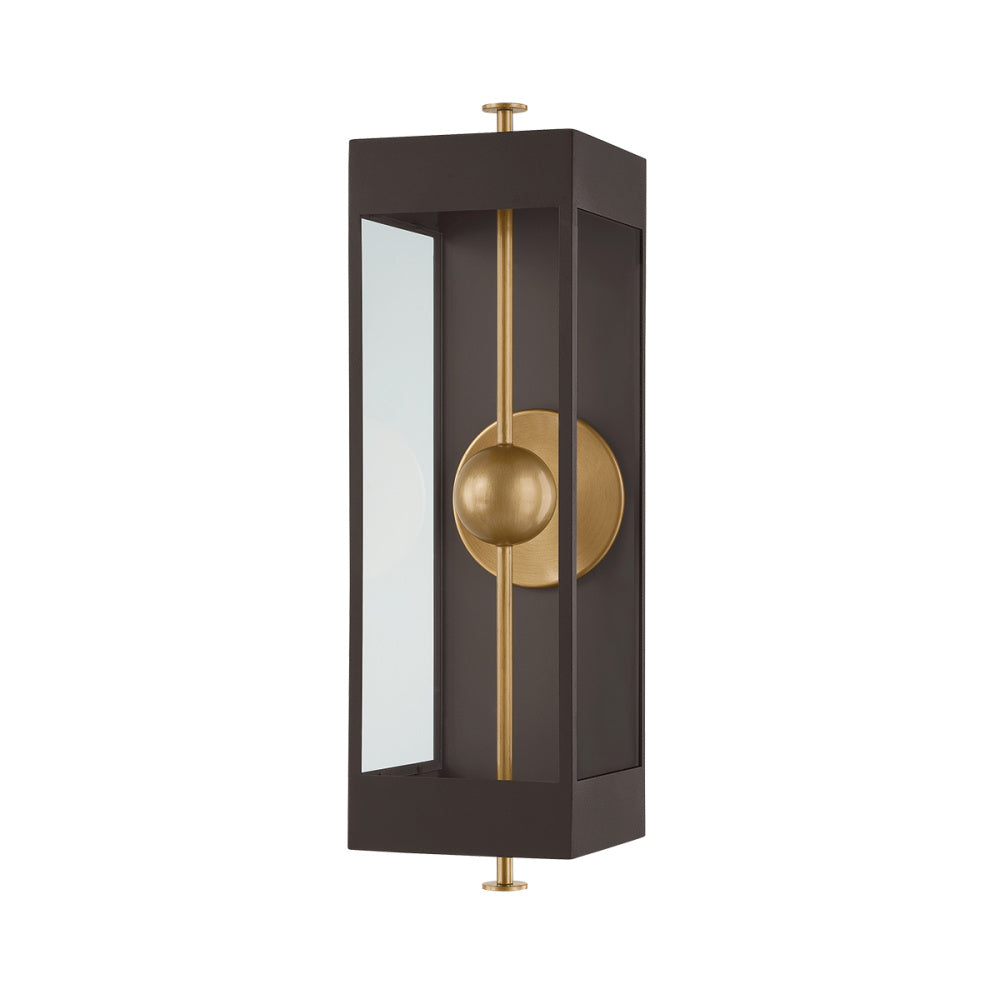 Troy Garvey Outdoor Wall Sconce Textured Bronze / Patina Brass