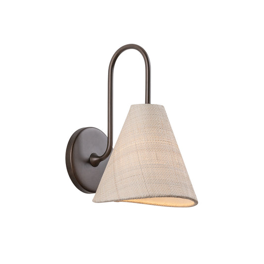 Troy Candler Wall Sconce Bronze Leaf