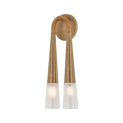 Troy Hawke Wall Sconce Patina Brass