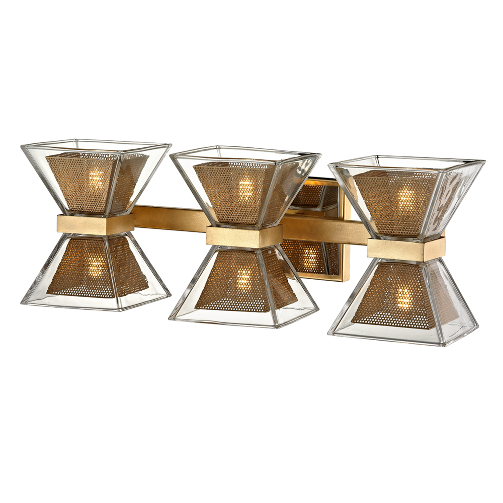 Troy Expression Vanity Light Gold Leaf