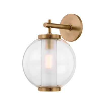 Troy Marco Outdoor Wall Sconce Patina Brass
