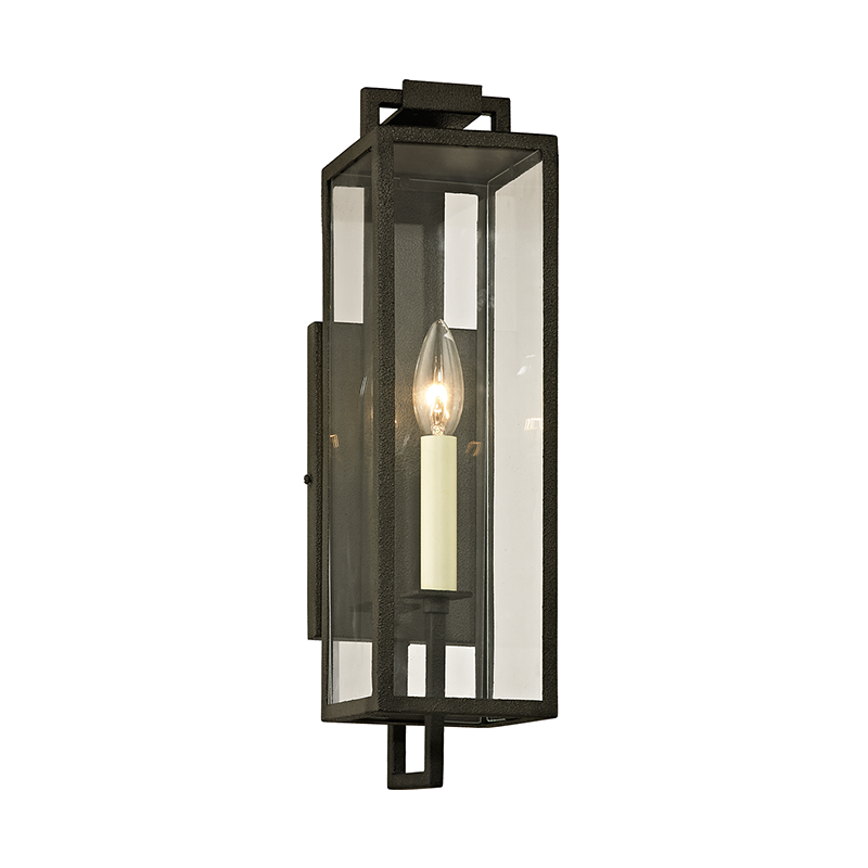Troy Beckham Outdoor Wall Sconce Forged Iron