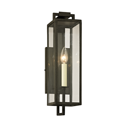 Troy Beckham Outdoor Wall Sconce Forged Iron