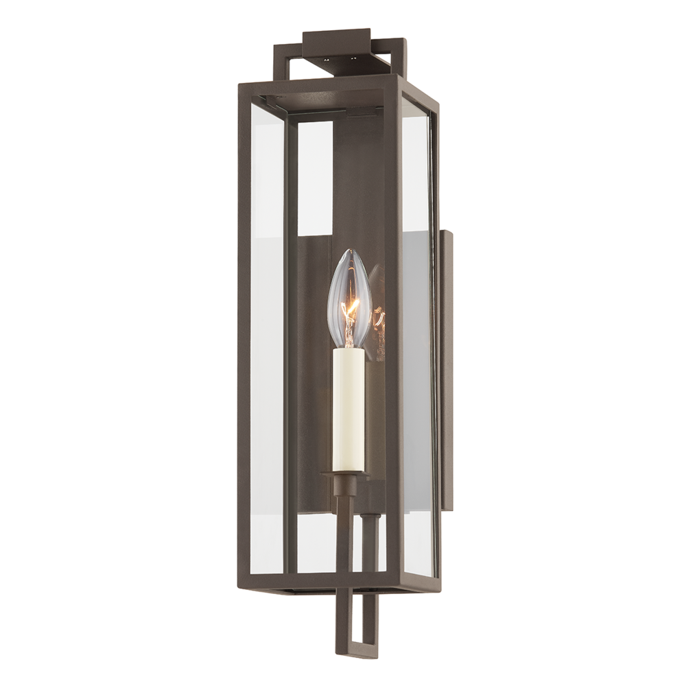 Troy Beckham Outdoor Wall Sconce Textured Bronze