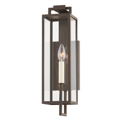 Troy Beckham Outdoor Wall Sconce Textured Bronze