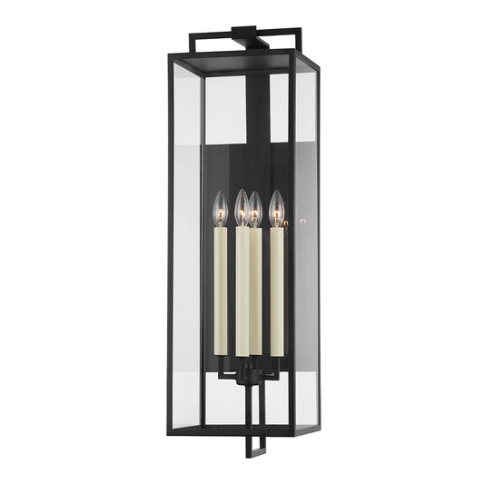 Troy Beckham Outdoor Wall Sconce Forged Iron