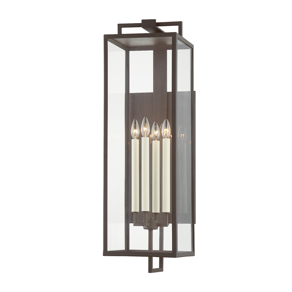 Troy Beckham Outdoor Wall Sconce Textured Bronze