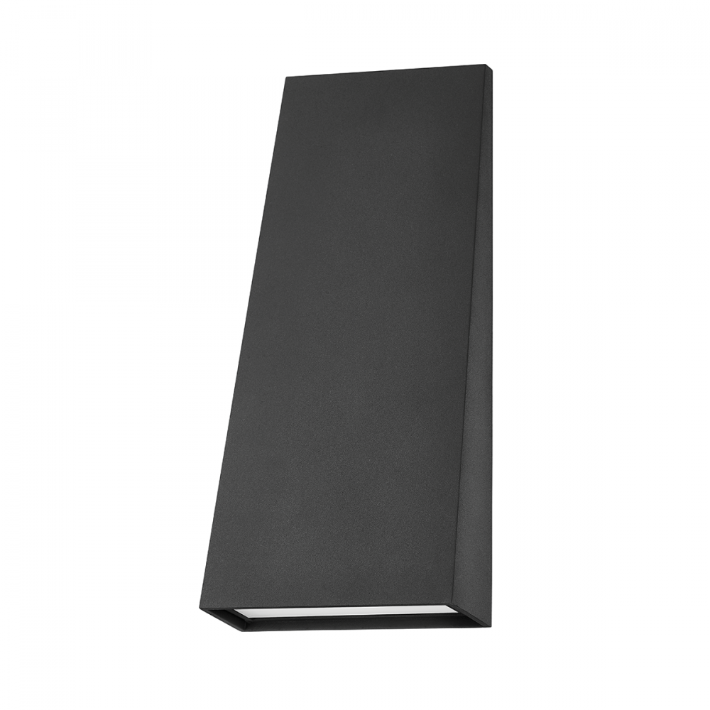 Troy Roy Outdoor Wall Sconce Textured Black